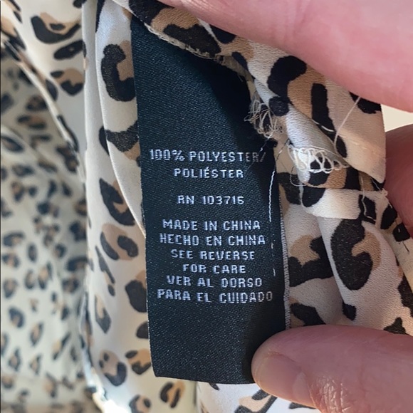 Zac and Rachel Cheetah print high low blouse - Picture 4 of 8